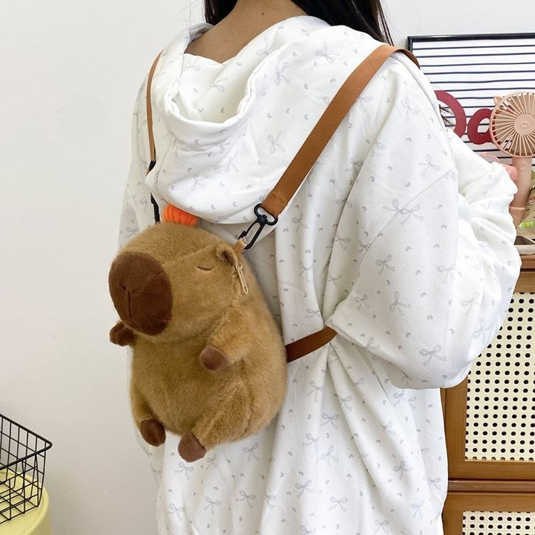 Cute Capybara Doll Bag Girl Student