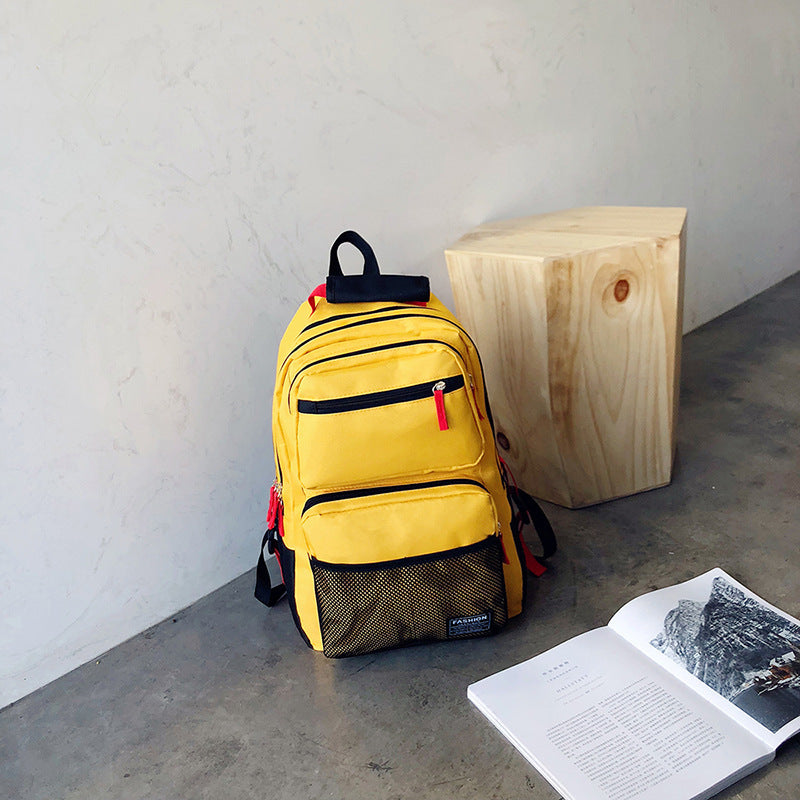 Fashion student backpack with spacious compartments and adjustable shoulder straps for school, college, travel, and everyday use
