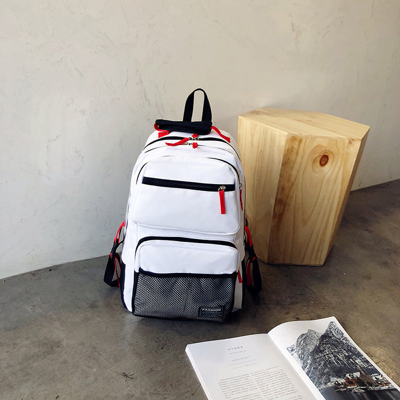 Fashion student backpack with spacious compartments and adjustable shoulder straps for school, college, travel, and everyday use