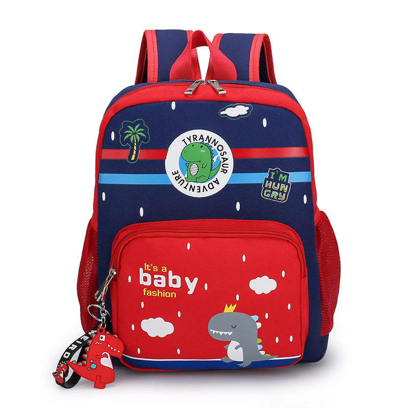 Children's school backpack with adjustable shoulder straps and spacious compartments for boys and girls, suitable for school and daily use