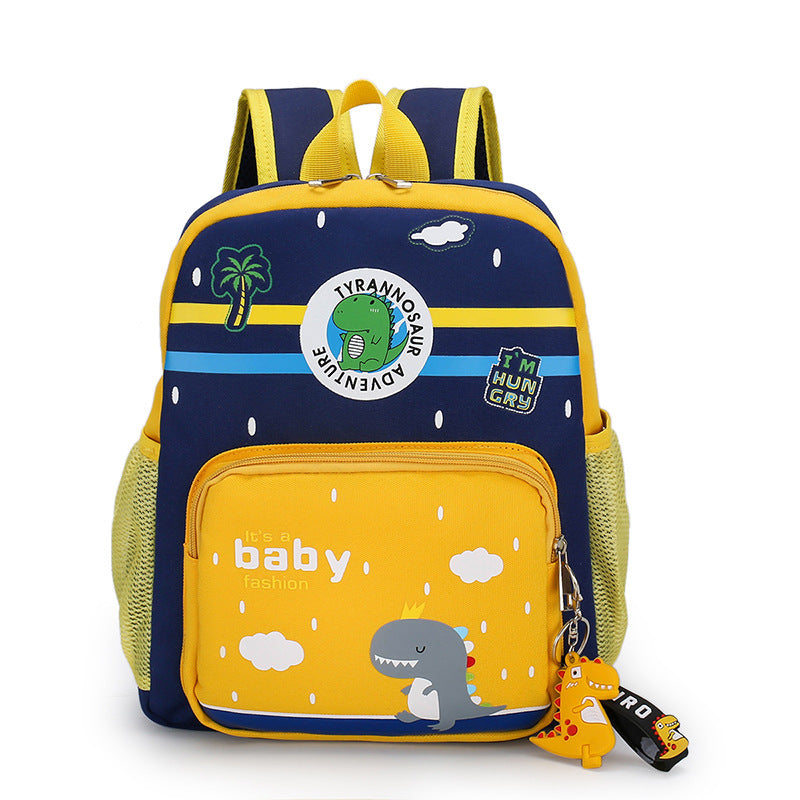 Children's school backpack with adjustable shoulder straps and spacious compartments for boys and girls, suitable for school and daily use