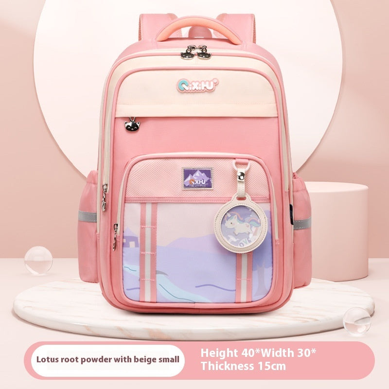 Large Capacity Primary School Student Schoolbag Lightweight And Wear-resistant