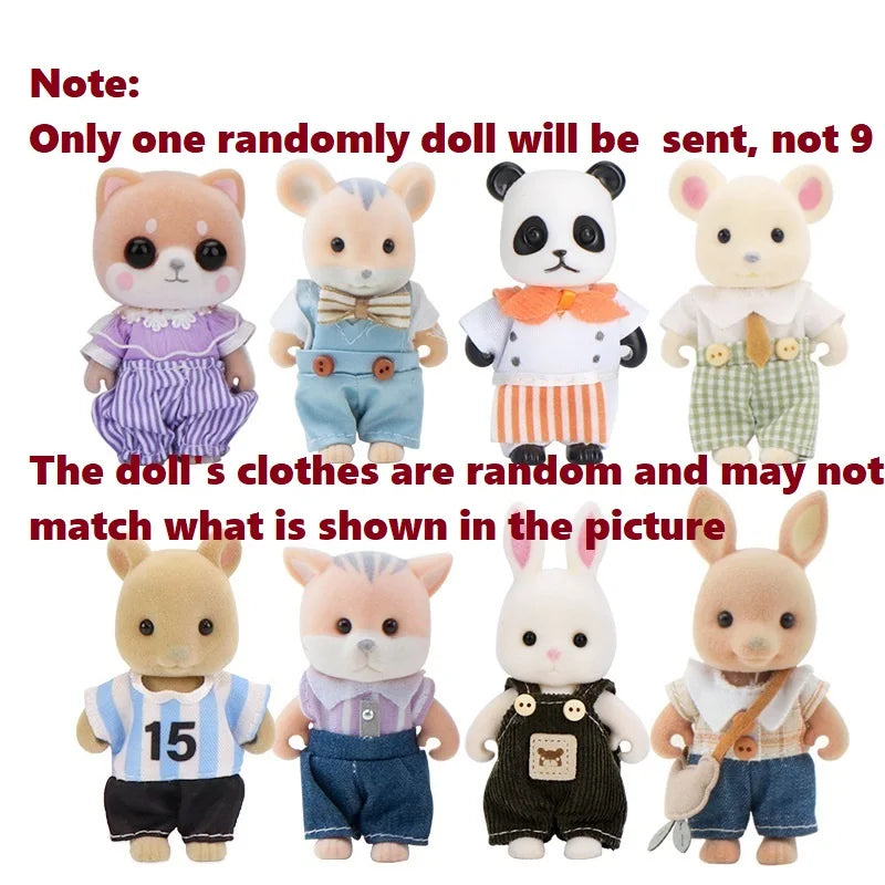 Original Toys Miniature Items Furniture Family Toys Dollhouse LivingRoom Bathroom Kitchen Set Pretend Creative Ideas Kids Toys