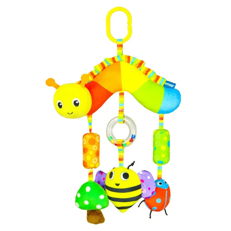 Baby Car Seat Toys Mirror Infant Activity Center for Car Seat Crib Stroller Rear Facing Car Seat Toy Hanging Toys for Baby 0 12M