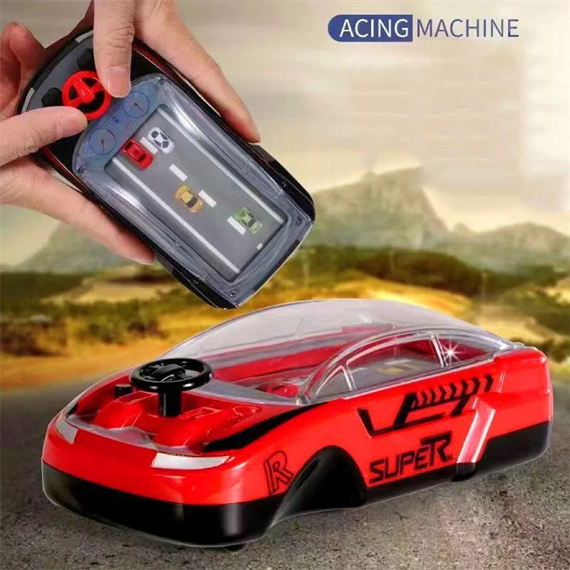 Children's Mini Electronic Adventure Game Steering Wheel Racing Cars Driving Toys Simulating Vehicles Music Sounds Baby Gifts