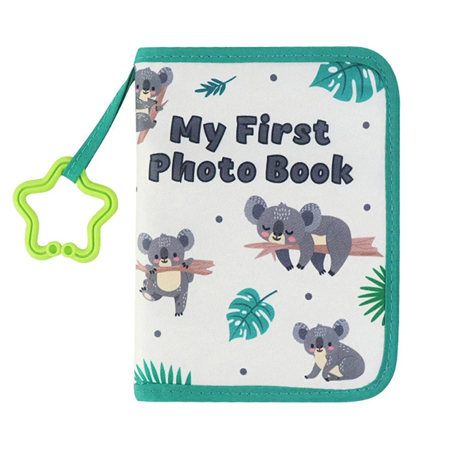 Baby Photo Album First Year Baby Photo Book Growth Babies Albums Shower Guest Diy Giraffe Photography Album with Family Record