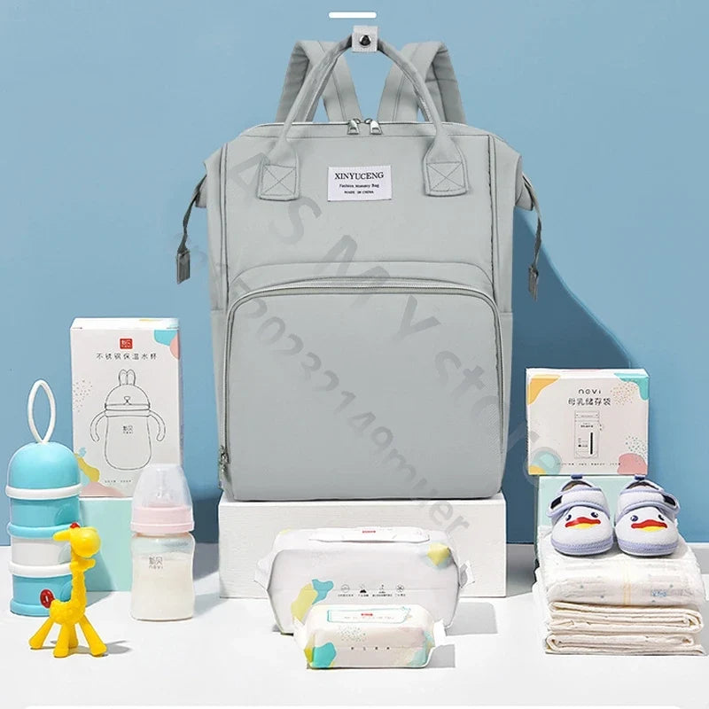 Mommy bag with baby, outdoor backpack, multifunctional, large capacity, mother and baby bag, female