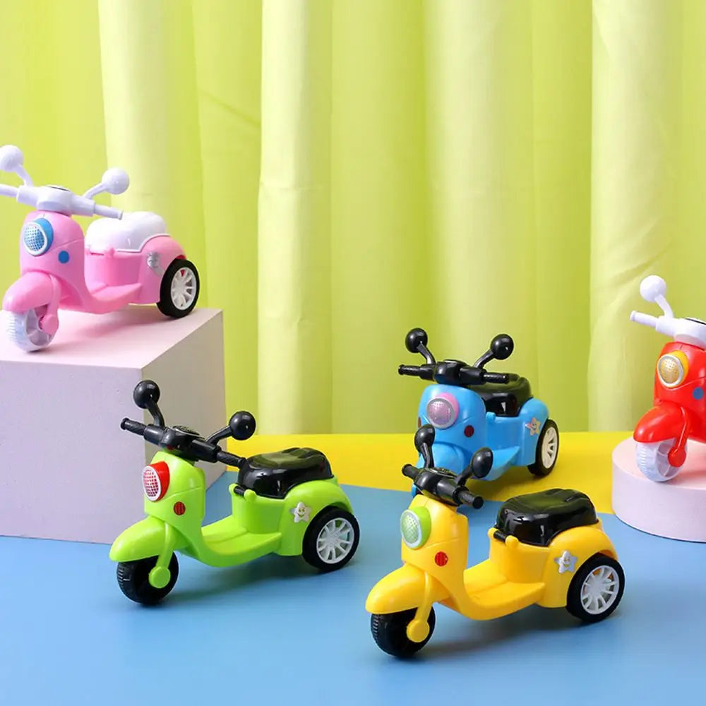 1pc Baby Inertia Mini Motorcycle Car Toys Plastic Simulation Motorcycle Early Learning Funny Birthday Gifts