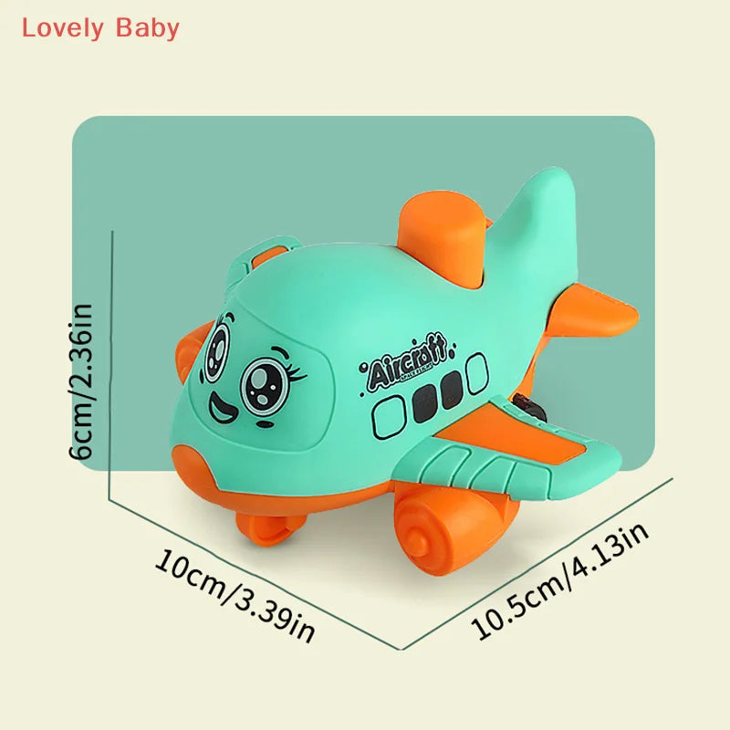 【BS】Press And Go Aircraft Toys For Toddlers 1-3, Baby Racing Cars, Infant Play Vehicle, Baby Push Go Friction Car Toys