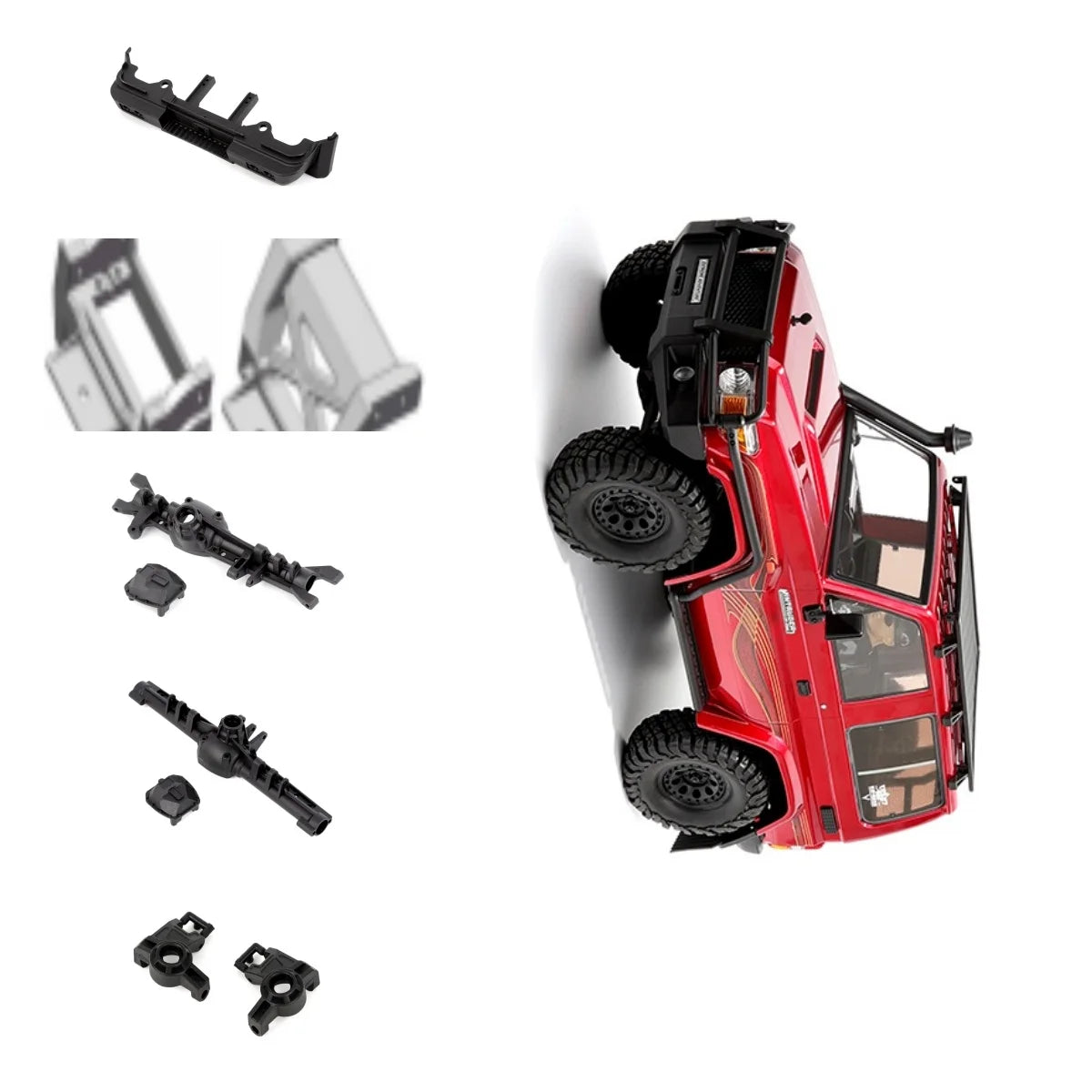 RGT RC Original Spare Parts R86776 R86717 R86718 R86719 R86775 For RGT EX86020 EX86130 EX86160 1/10 Crawler Model Car