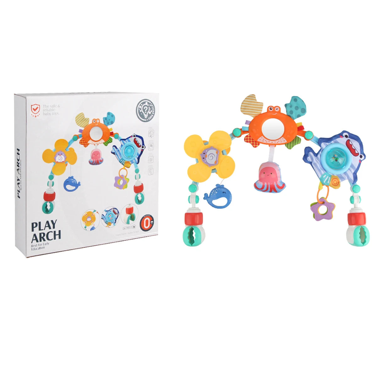 Baby Stroller Arch Toys Bouncer Toy Pram Activity Arch Toys Sensory Development Arch Baby Car Seat Toys Fine Motor Skills Toys