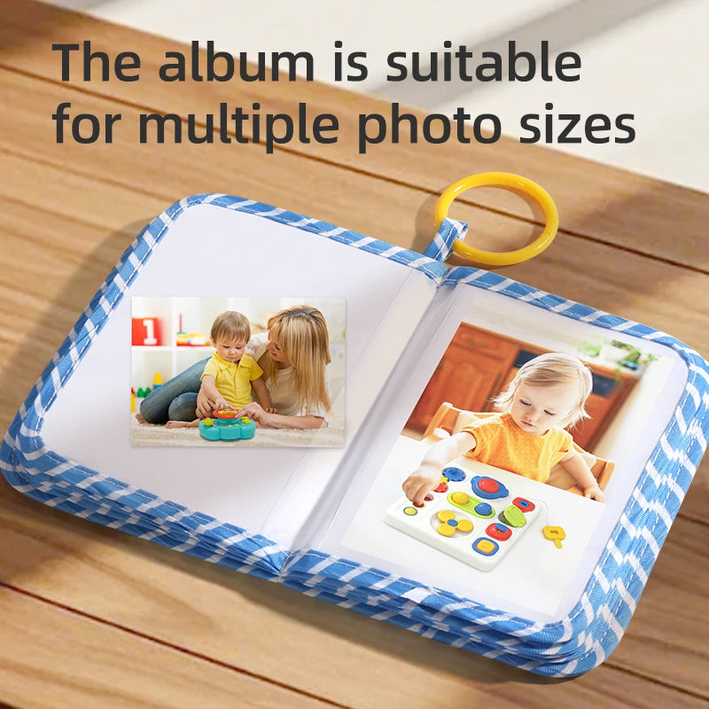 Baby Photo Album First Year Baby Photo Book Growth Babies Albums Shower Guest Diy Photography Album with Family Record