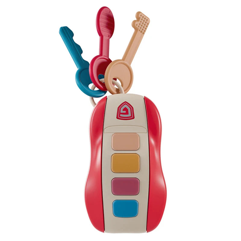 Baby Toys Musical Car Key Vocal Smart Remote Car Voices Pretend Play Educational Toys For Kids Sound Singing Toys Xmas Gifts