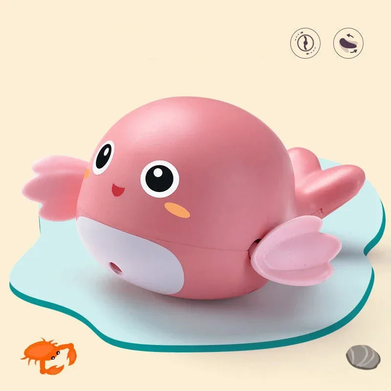 Cute Clockwork Baby Bath Toys, Funny Animal Water Play Dolls, Kids Swimming Bathtub Shower Toy, Lovely Bathroom Play Gift for Ch