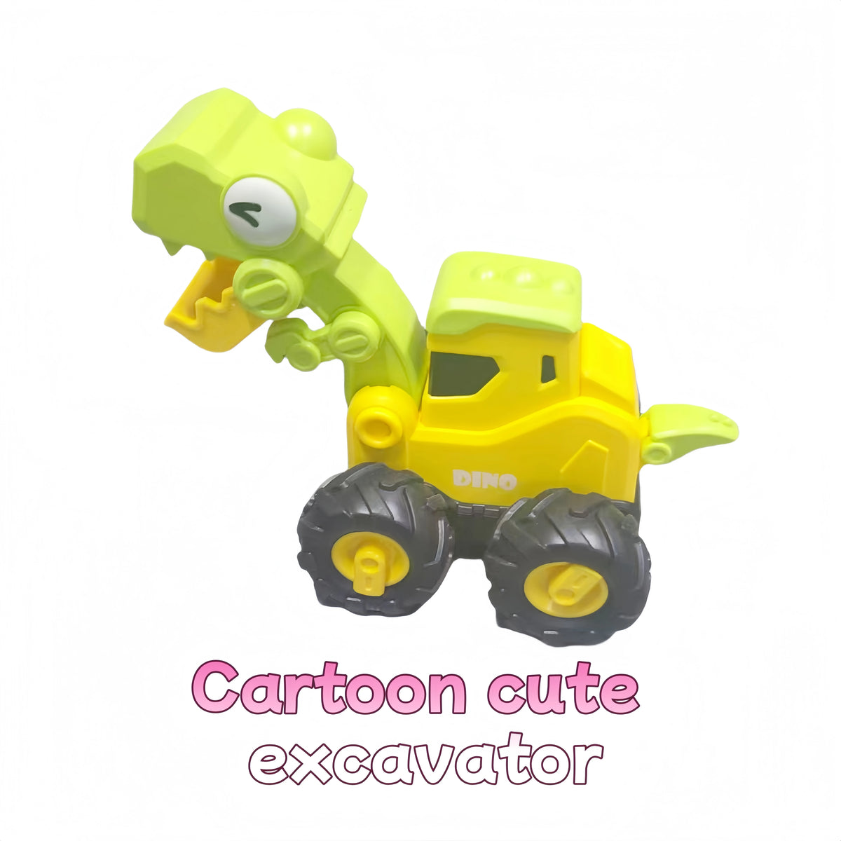 Children's Dinosaur Press Toy Engineering Car Inertial Walking Power Returning Car Baby Puzzle Boy Toy Car