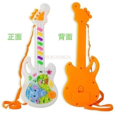 Wholesale of children's toys New electric guitar with music Electronic piano Creative children's gift stalls are selling well