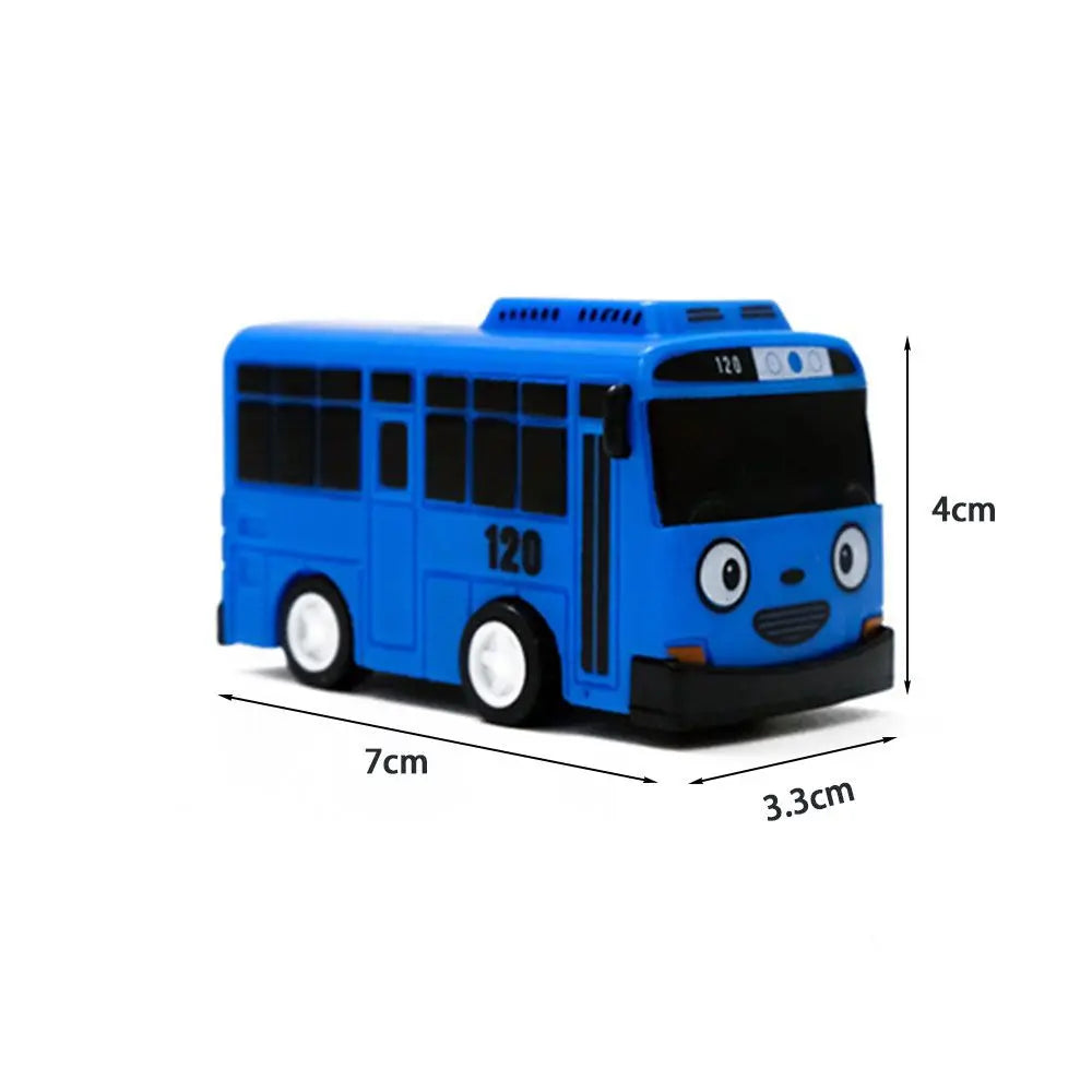 Pull Back Birthday Children Educational Little Model Buses Mini Pull Back Bus TAYO Bus Car