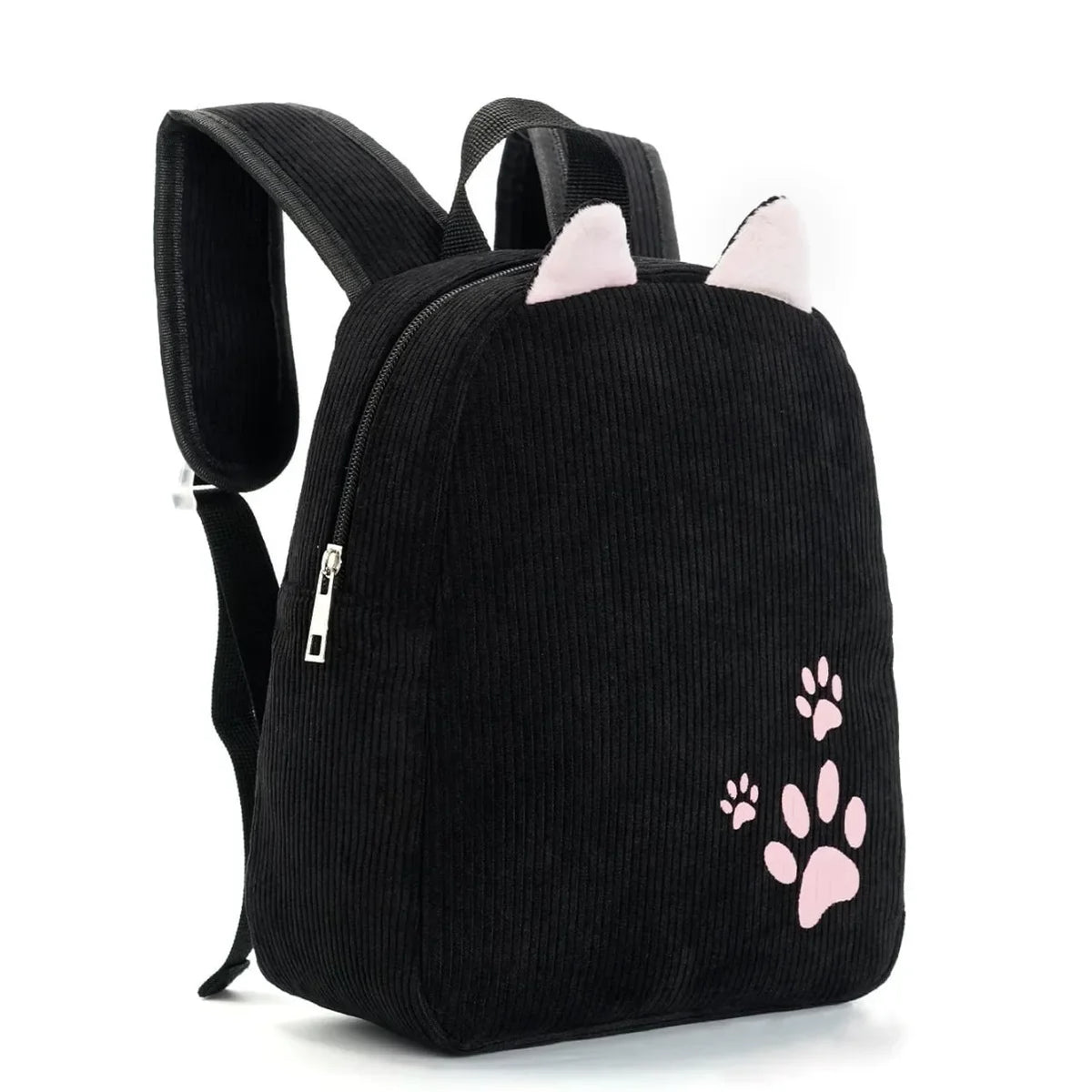 Cross-border hot-selling kindergarten schoolbags for children, girls, boys, corduroy multi-color new solid-color baby cute bags