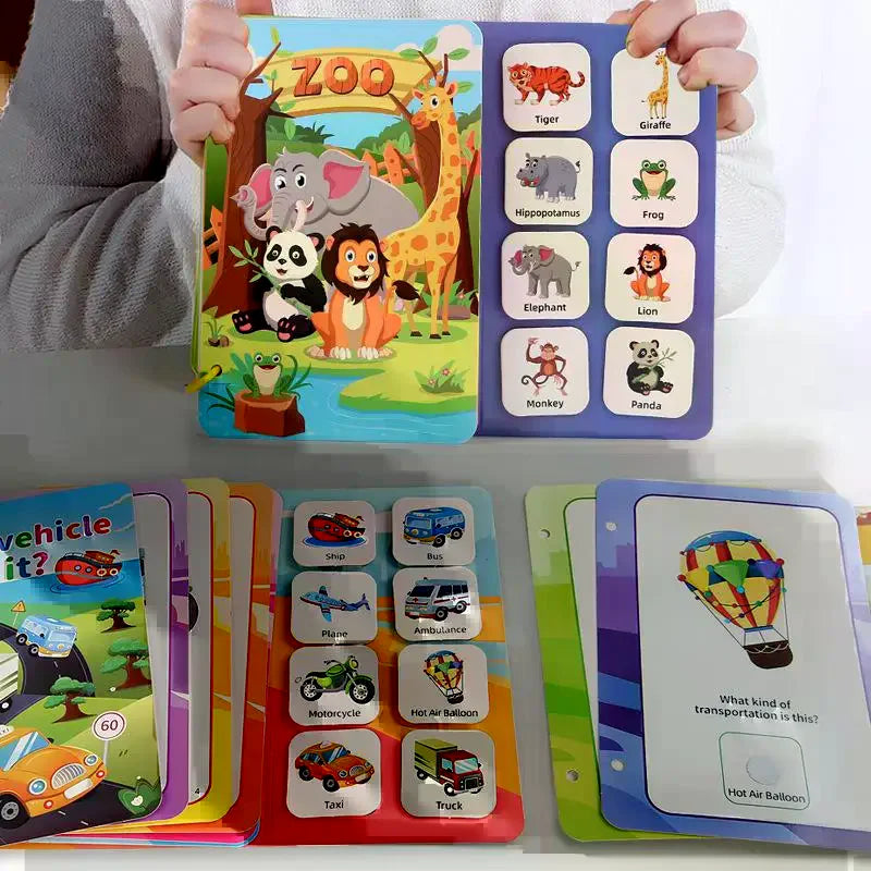Repeatedly Sticker Busy Card Book Baby Paste Readings Matching Puzzle