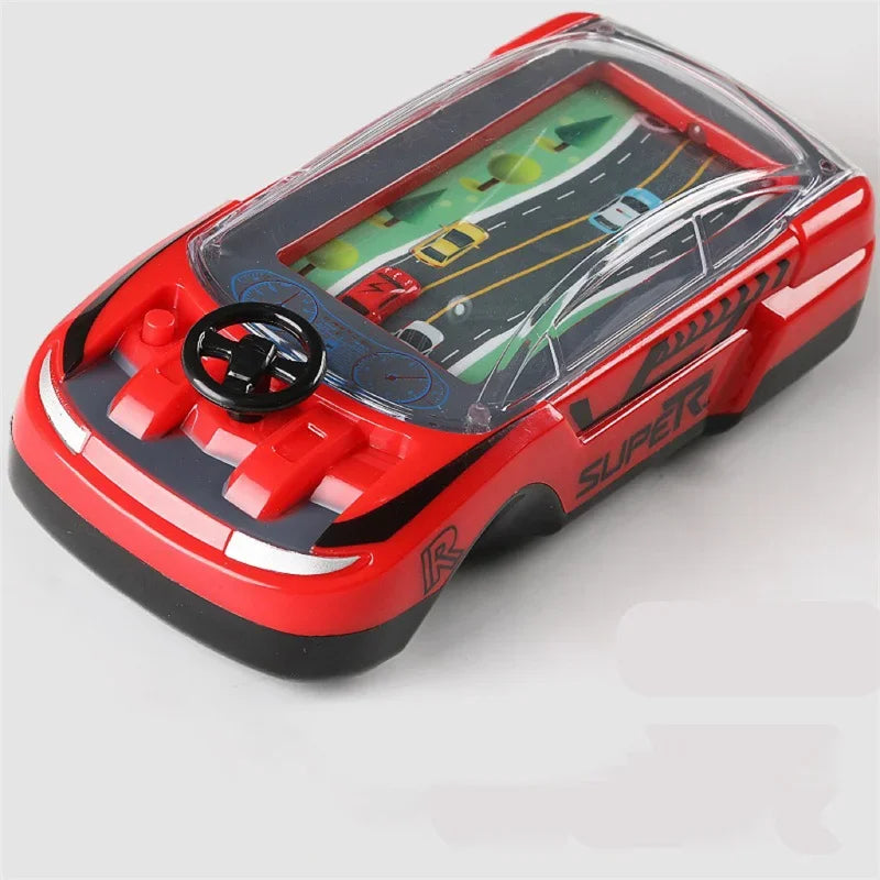 Children's Mini Electronic Adventure Game Steering Wheel Racing Cars Driving Toys Simulating Vehicles Music Sounds Baby Gifts