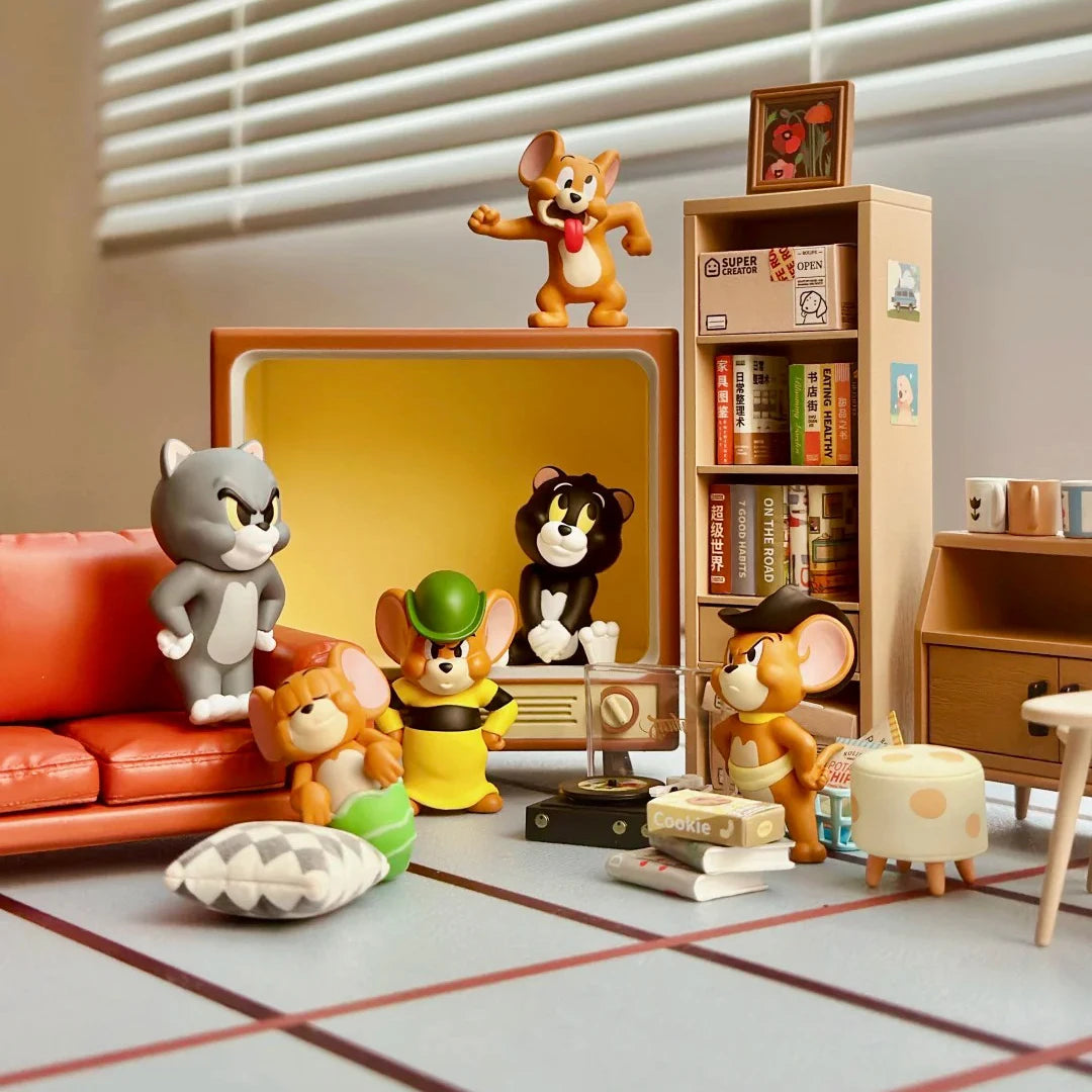52TOYS Tom And Jerry Minime Series 2 Blind Box Collectible Trendy Figurine Desktop Decoration Cartoon Home Decor For Adult Fans