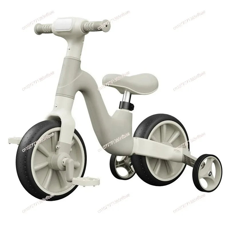 Kids Multifunctional Tricycle, Balance Car with Music Light, Baby Walker Sliding Bike, Children Foot Pedal Learning Bike