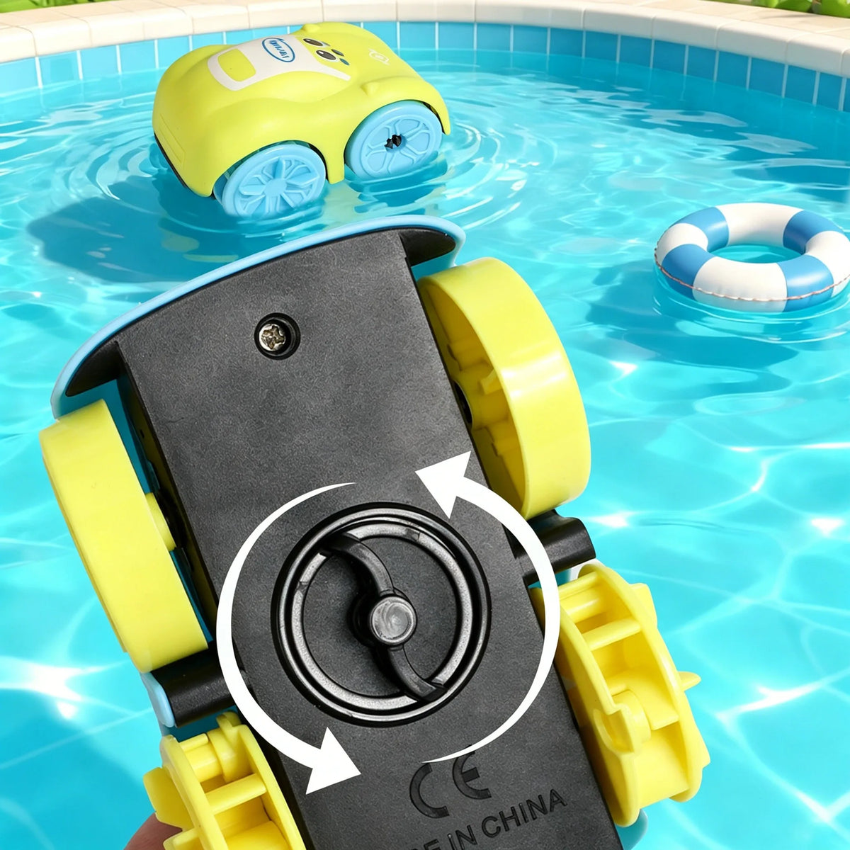 Baby Bath Toys Amphibious Cars Amphibious Floating Car Toy Kid Bathing Cartoon Swimming Water Outdoor Playing Toy for Kids Gifts