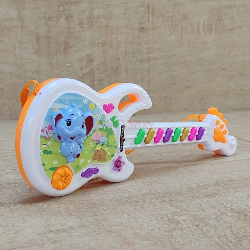 Wholesale of children's toys New electric guitar with music Electronic piano Creative children's gift stalls are selling well