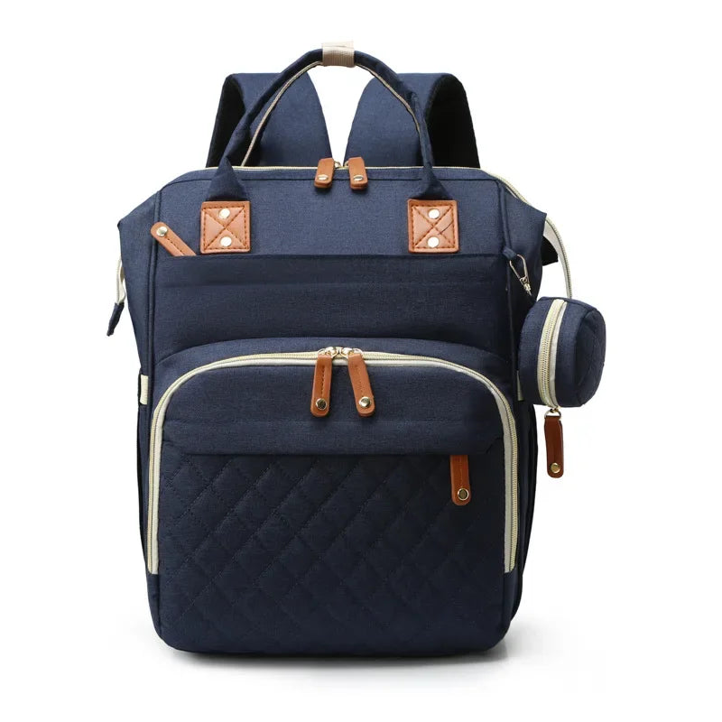 Diaper Bag with Changing Station 3 in 1 Baby Diaper Backpack with Foldable Changing Pad, Large Travel Back Pack for Girl Boy