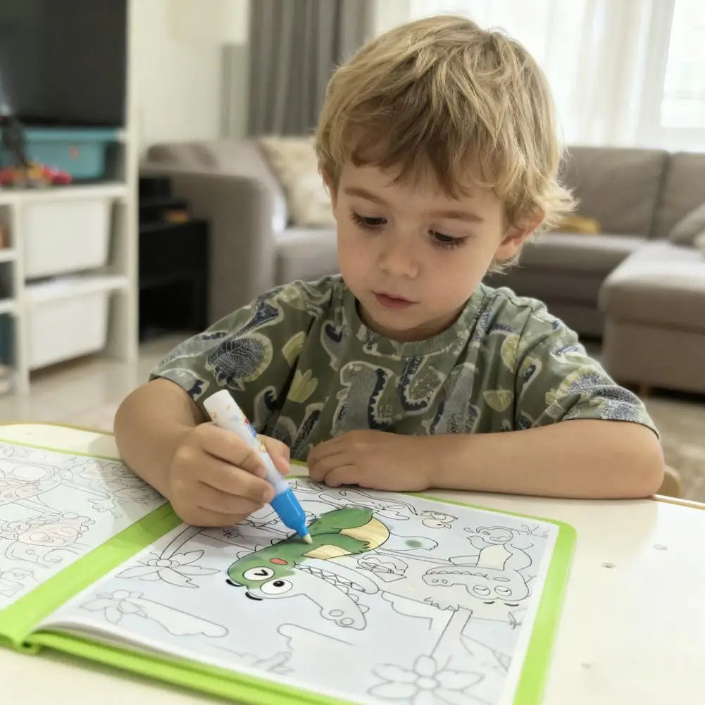 Magic Water Drawing Book DIY Doodle Water Drawing Book Coloring Books Birthday&Holiday Gift For Children Educational Toys