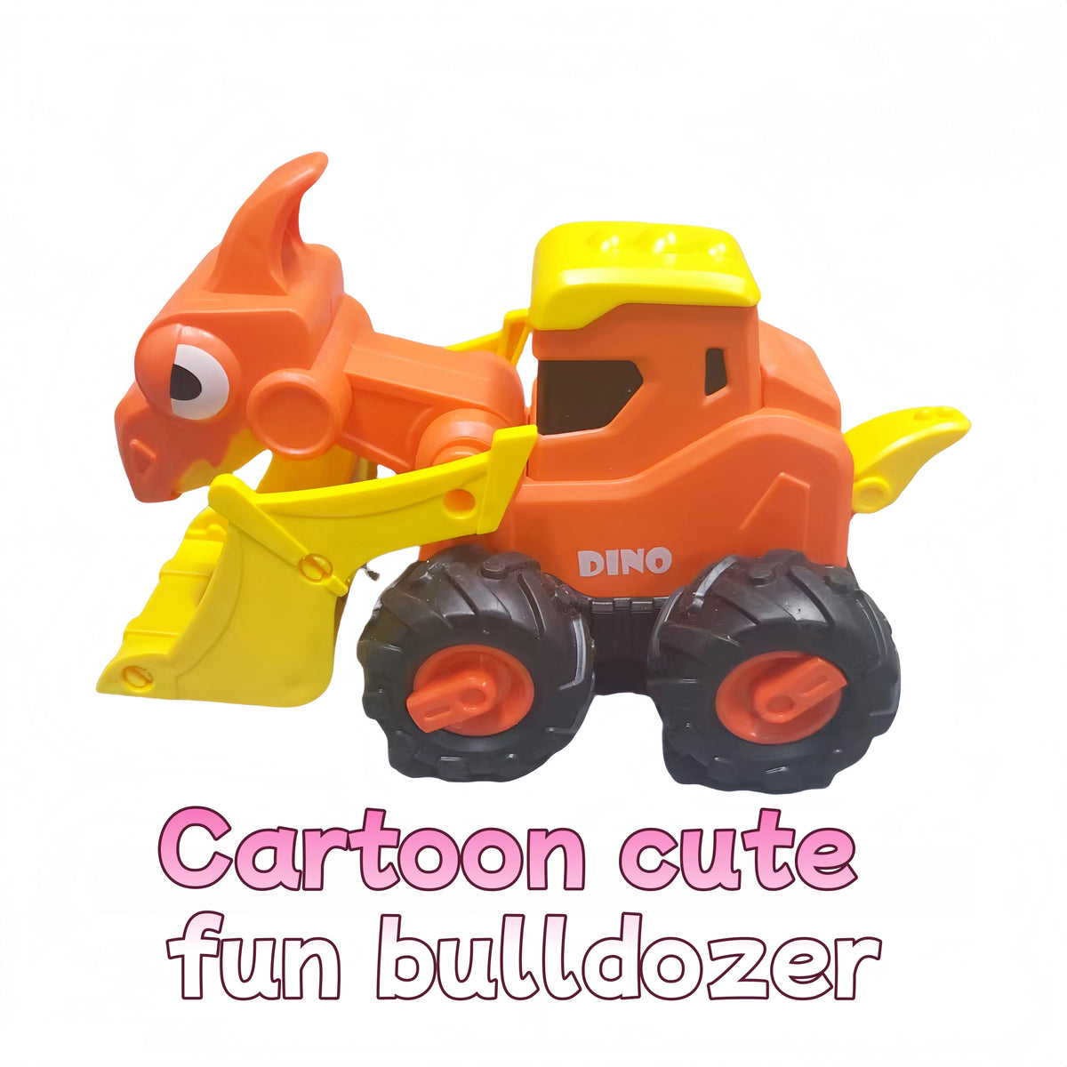 Children's Dinosaur Press Toy Engineering Car Inertial Walking Power Returning Car Baby Puzzle Boy Toy Car