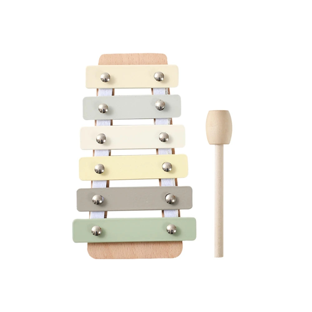 Baby 0 12 Months Toys Musical Instruments Montessori Music Drum Xylophone Kids Early Educational Wooden Instruments Baby Toys