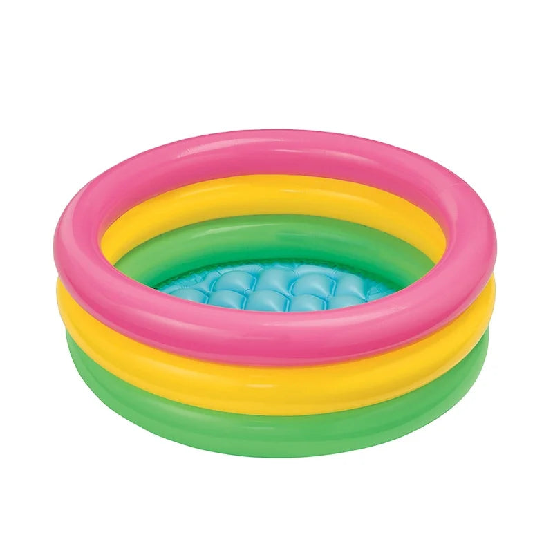 Baby Pool Inflatable Round Colorful Kid Swimming Pool