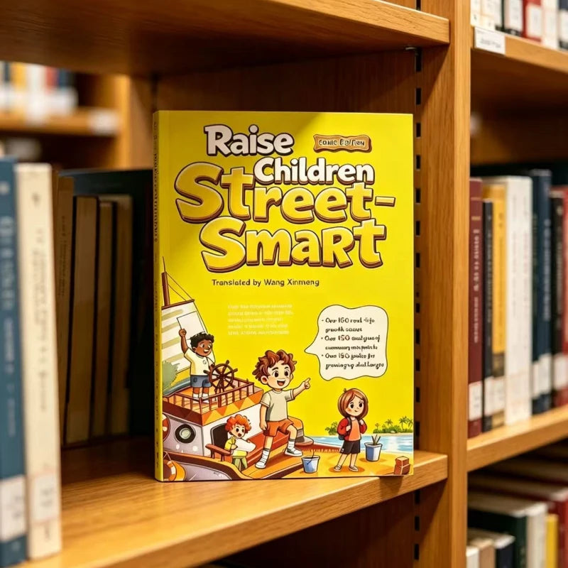 Parenting Educational Books for Kids, Raise Children Street-Smart & Leadership Enlightenment Social Skill Learning Comic Set