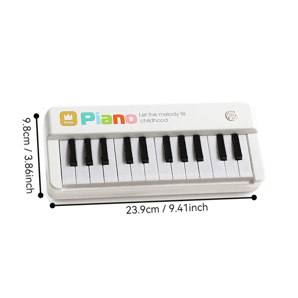 Portable Piano Toys for Toddler, Baby Musical Toys with Music & Light, Pocket Travel Instrument Toys