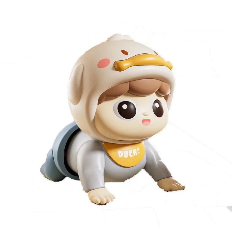 Crawling Doll Baby Toy with Music, Learning Crawling Guidance and Head Up Train Children's Vocal Toys and Baby Interactive Ing