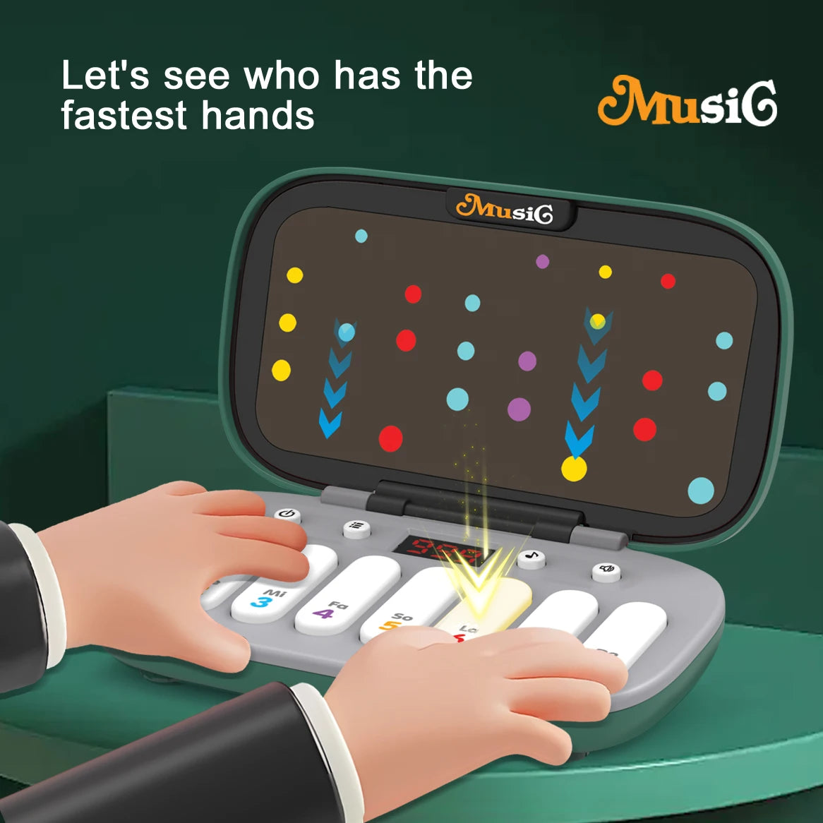 Mini Electronic Keyboard Toy, Musical Rhythm Game Machine, Educational Piano Instrument, Ideal Gift Choice