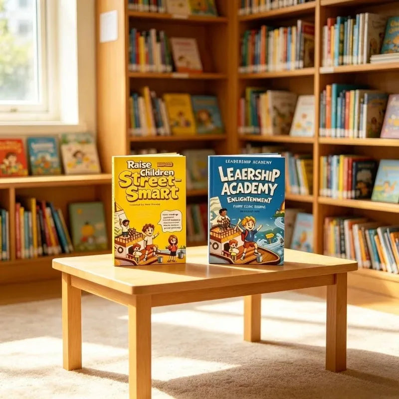 Parenting Educational Books for Kids, Raise Children Street-Smart & Leadership Enlightenment Social Skill Learning Comic Set