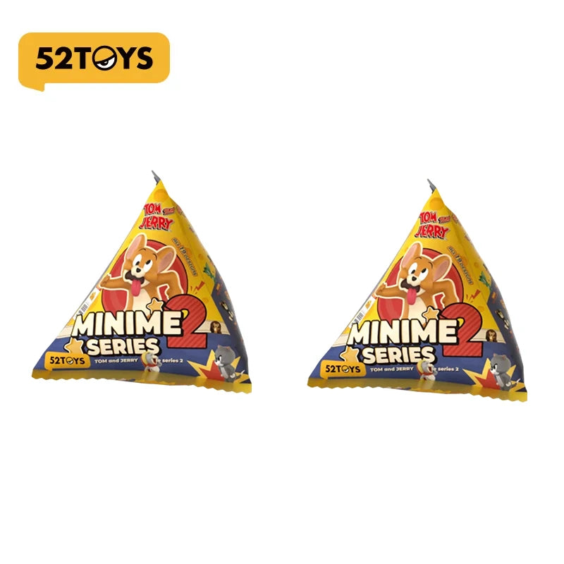 52TOYS Tom And Jerry Minime Series 2 Blind Box Collectible Trendy Figurine Desktop Decoration Cartoon Home Decor For Adult Fans