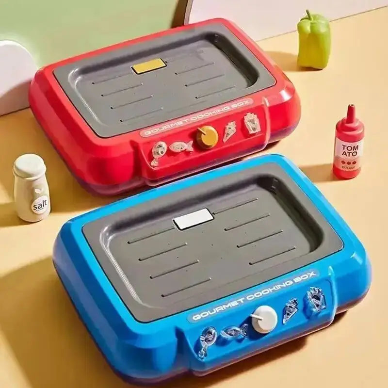 DIY Kitchen Cooking Toy Set with 20pcs Multi-functional Induction Children's Play House Food Toys for Parent-child Funny Gifts