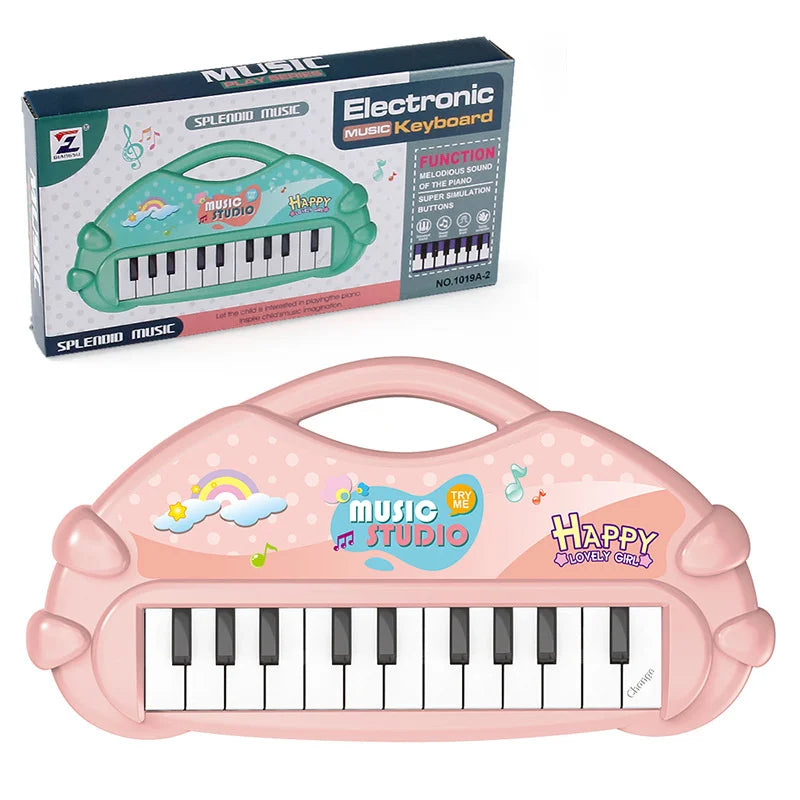 Electronic Piano Toys 13 Key Portable Music Piano Toy Electronic Musical Instrument Toys Multifunctional Kids Music Learning Toy