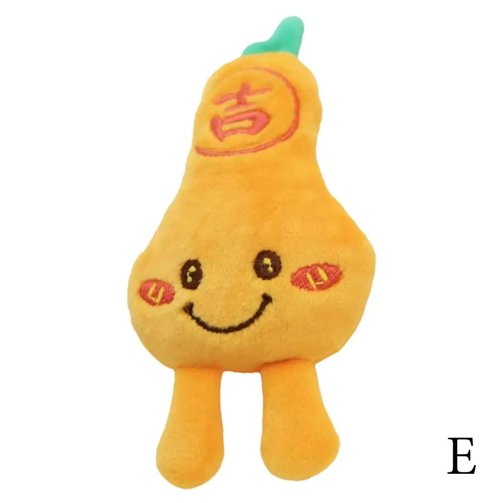 Baby Anti-startle Hand-held Doll For Toddler Plush Bananas Doll Fine Motor Skill Development Toy Carrot Doll