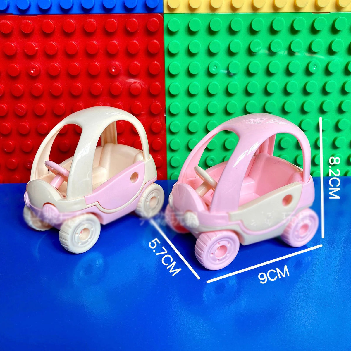 Children's Play House Toys Fashion Toddler Car Golden Turtle Car Princess Car Mini Miniature Kids Toys Accessories Birthday Gift
