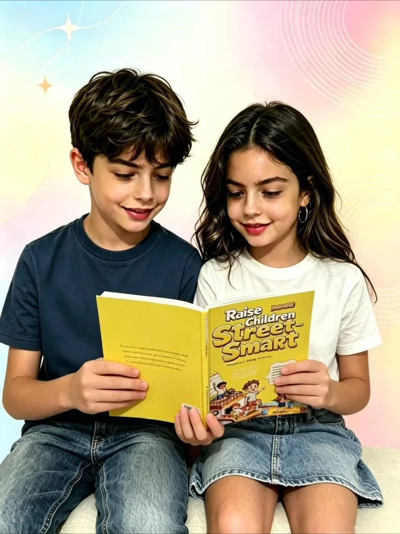 Parenting Educational Books for Kids, Raise Children Street-Smart & Leadership Enlightenment Social Skill Learning Comic Set