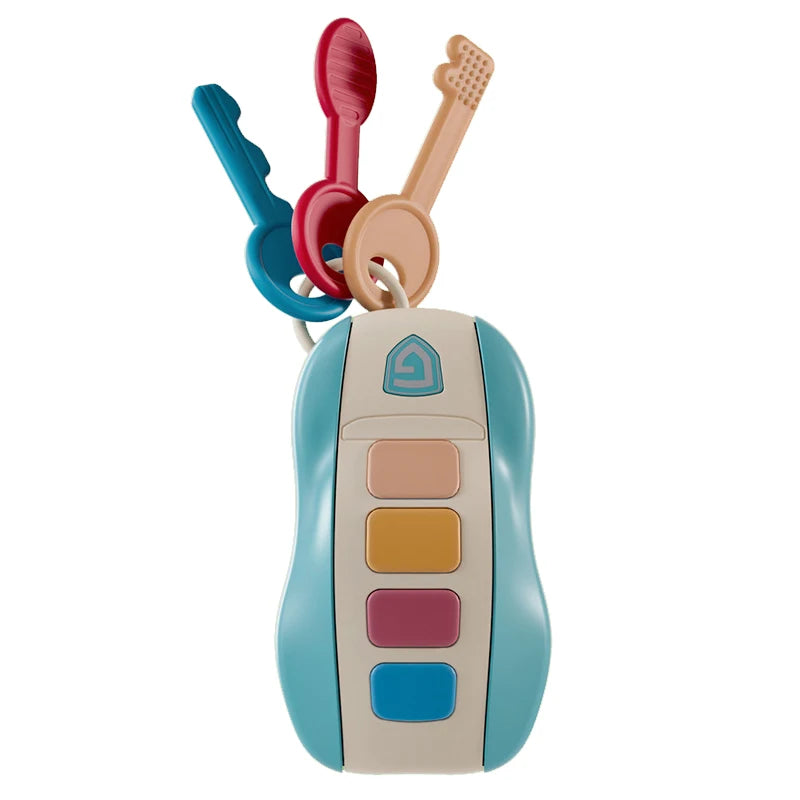 Baby Toys Musical Car Key Vocal Smart Remote Car Voices Pretend Play Educational Toys For Kids Sound Singing Toys Xmas Gifts