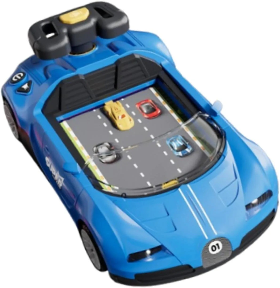 Kids Simulation Driving Game Racing Adventure Sports Car Toy Interactive Educational Obstacle Course Toys for Boys Gift