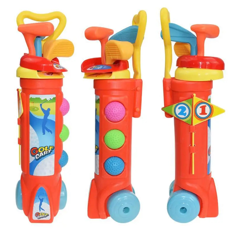 Toddler Golf Set, Children Minigolf Play Sport Game Practice Indoor and Outdoor Sports Fitness Ball Outdoor Toys for Boys Girls
