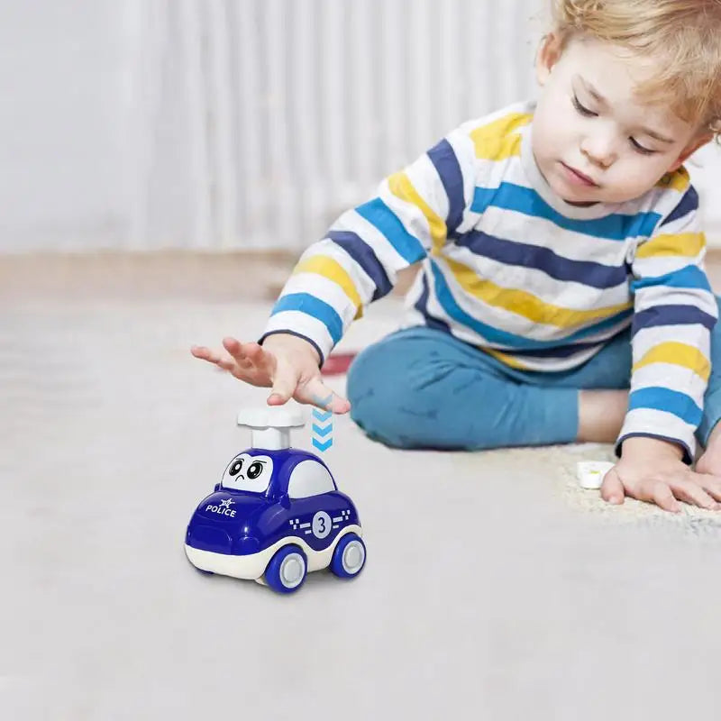 Baby Car Toy Inertia Cartoon Animal Engineering Vehicle Press Go Cartoon Truck Toys Pull Back Cars Toys for 1 2 3 Year Boys Gift