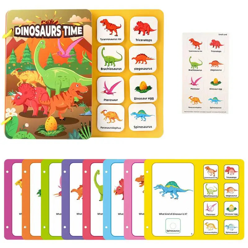Repeatedly Sticker Busy Card Book Baby Paste Readings Matching Puzzle