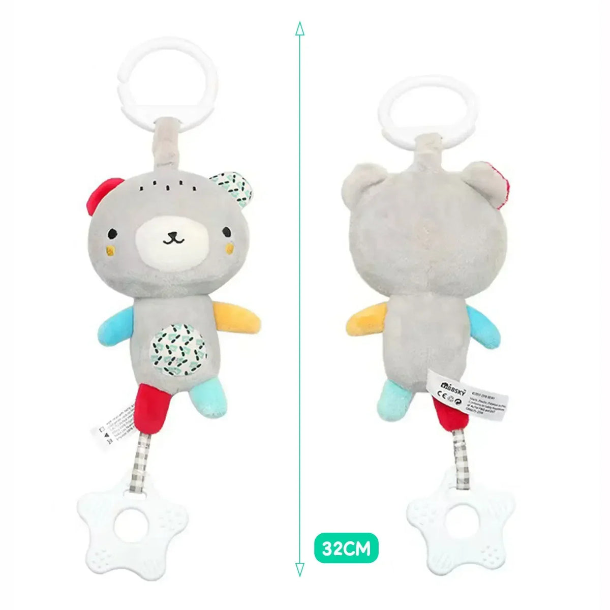 Baby Crib Hanging Rattles Toys Car Seat Toy Soft Mobiles Stroller Crib Cot Spiral Toy Pram Hanging Dolls for Baby Newborn Gift